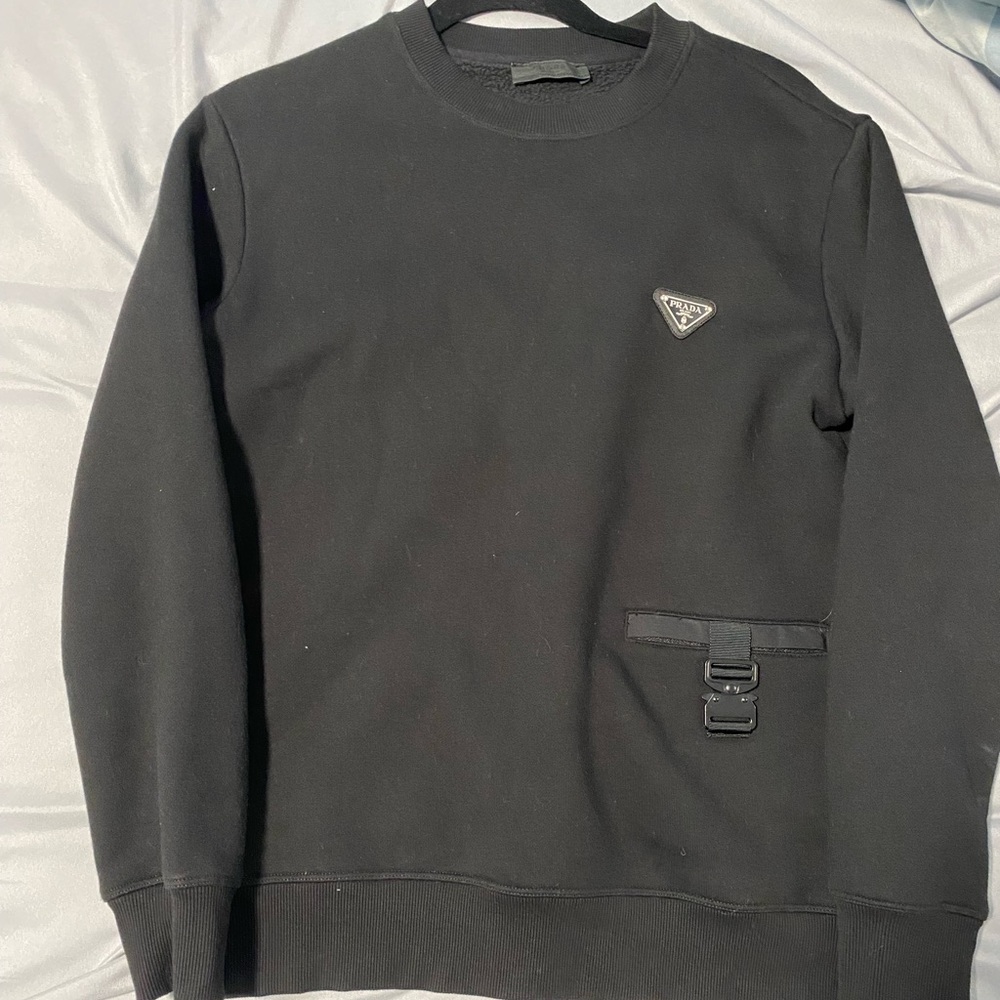 Prada Buckle Sweatshirt